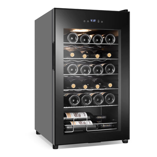 24 Inch Upgraded Dual Zone Wine and Beverage Refrigerator Cooler Jansha Store
