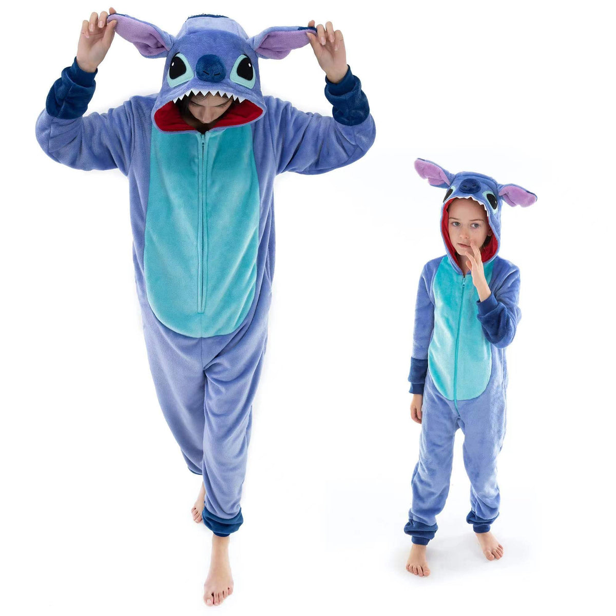 COSUSKET Snug Fit Unisex Adult Onesie Pajamas, Flannel Cosplay Animal One Piece Halloween Costume Sleepwear Homewear Jansha Store