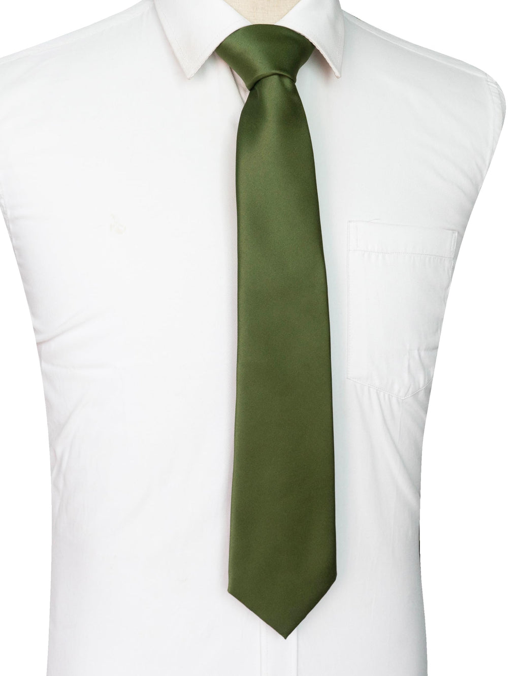 JEMYGINS Solid Color Tie Mens Necktie for Business and Wedding Jansha Store