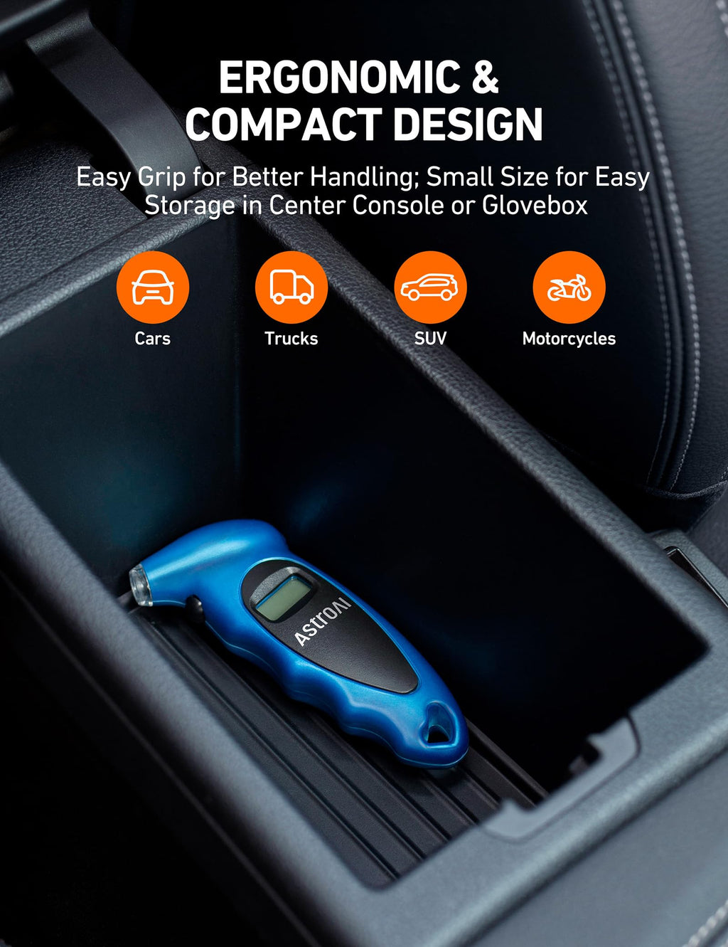 AstroAI Digital Tire Pressure Gauge 150PSI, ±1PSI Accuracy for Car Truck Jansha Store