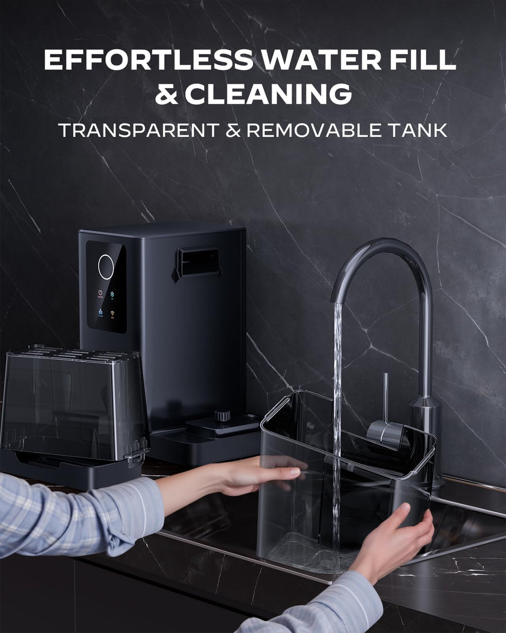 Silonn Nugget Ice Maker, Smart Countertop Ice Machine with APP & Voice Control, Self-Cleaning, 44lbs/24H Soft Chewable Sonic Ice, 3L Tank, for Home Kitchen & Party Jansha Store
