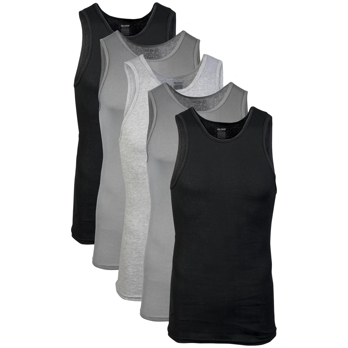 Gildan Men's A-Shirts Tanks Multipack Jansha Store