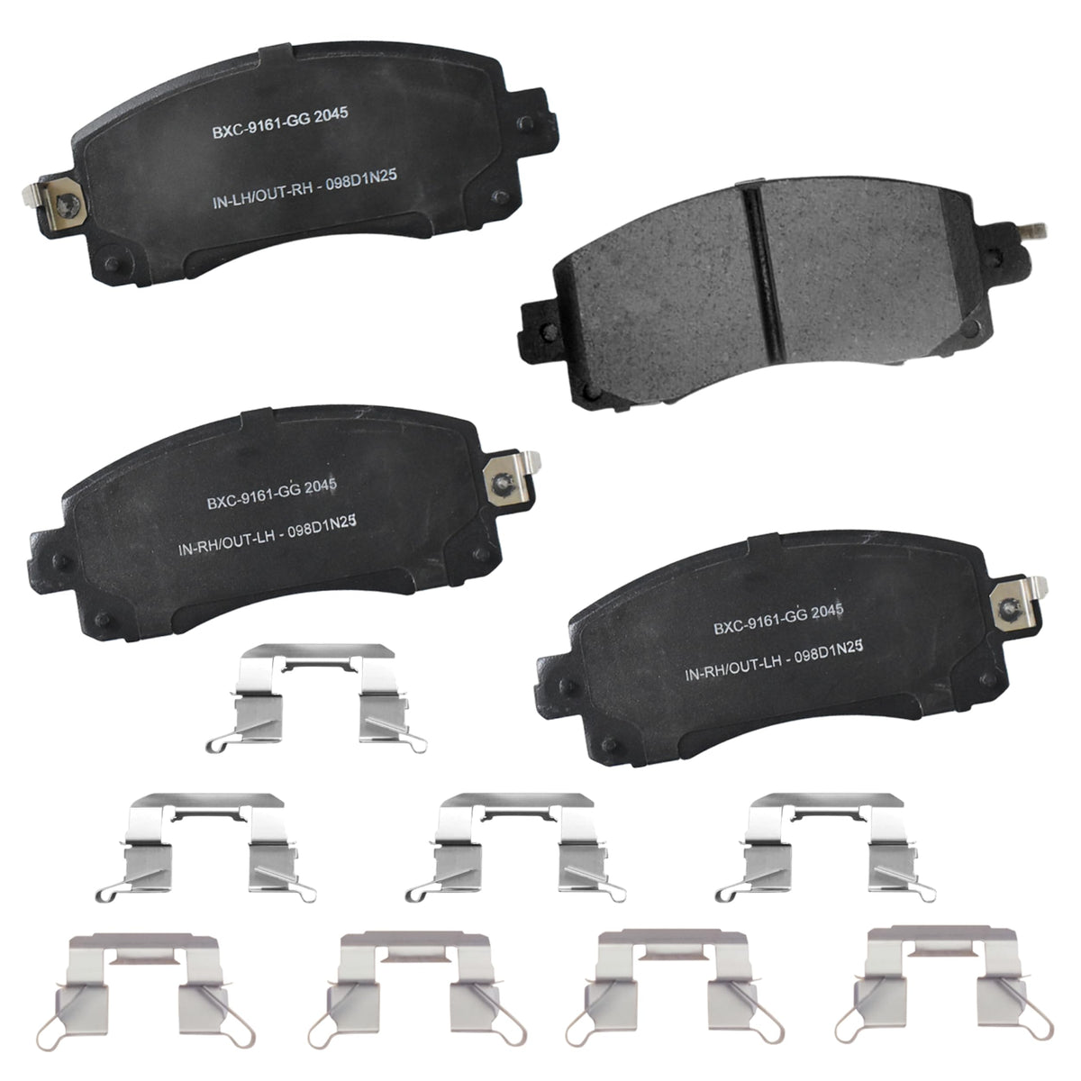 Bendix Premium SBC436A Ceramic Front Brake Pads for Toyota 4Runner 2002-2001, Hilux 2004, Tacoma 1998-1995 Jansha Store