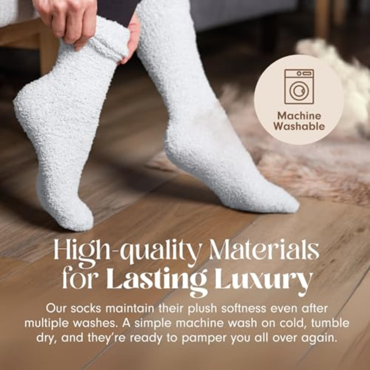Unboxme Gifts Warm & Cozy Ultra-Luxe Cloud Fuzzy Socks, Gifts for Women Jansha Store