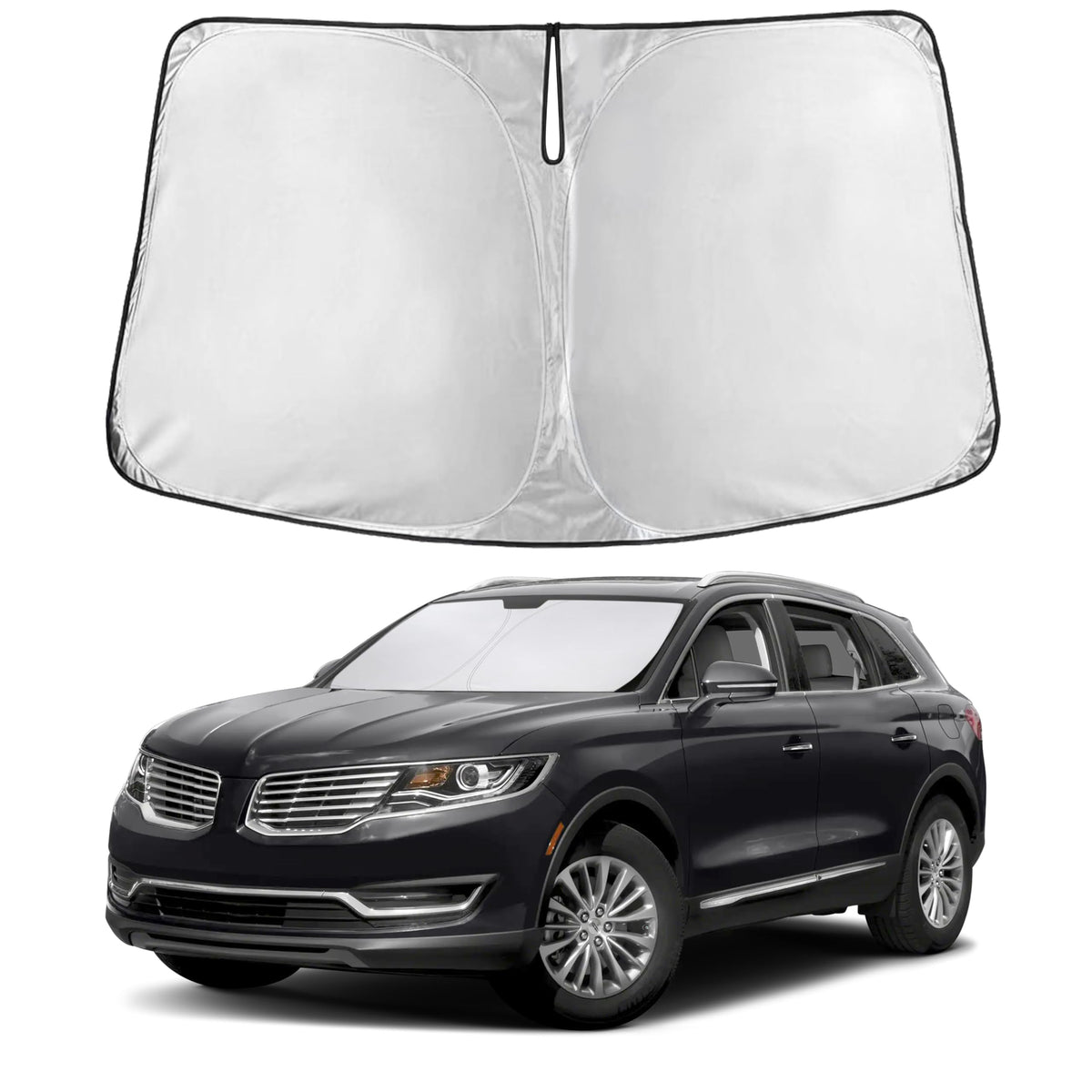 EcoNour Car Windshield Sun Shade, Front Window Sun Blocker for SUVs,Sedan Jansha Store