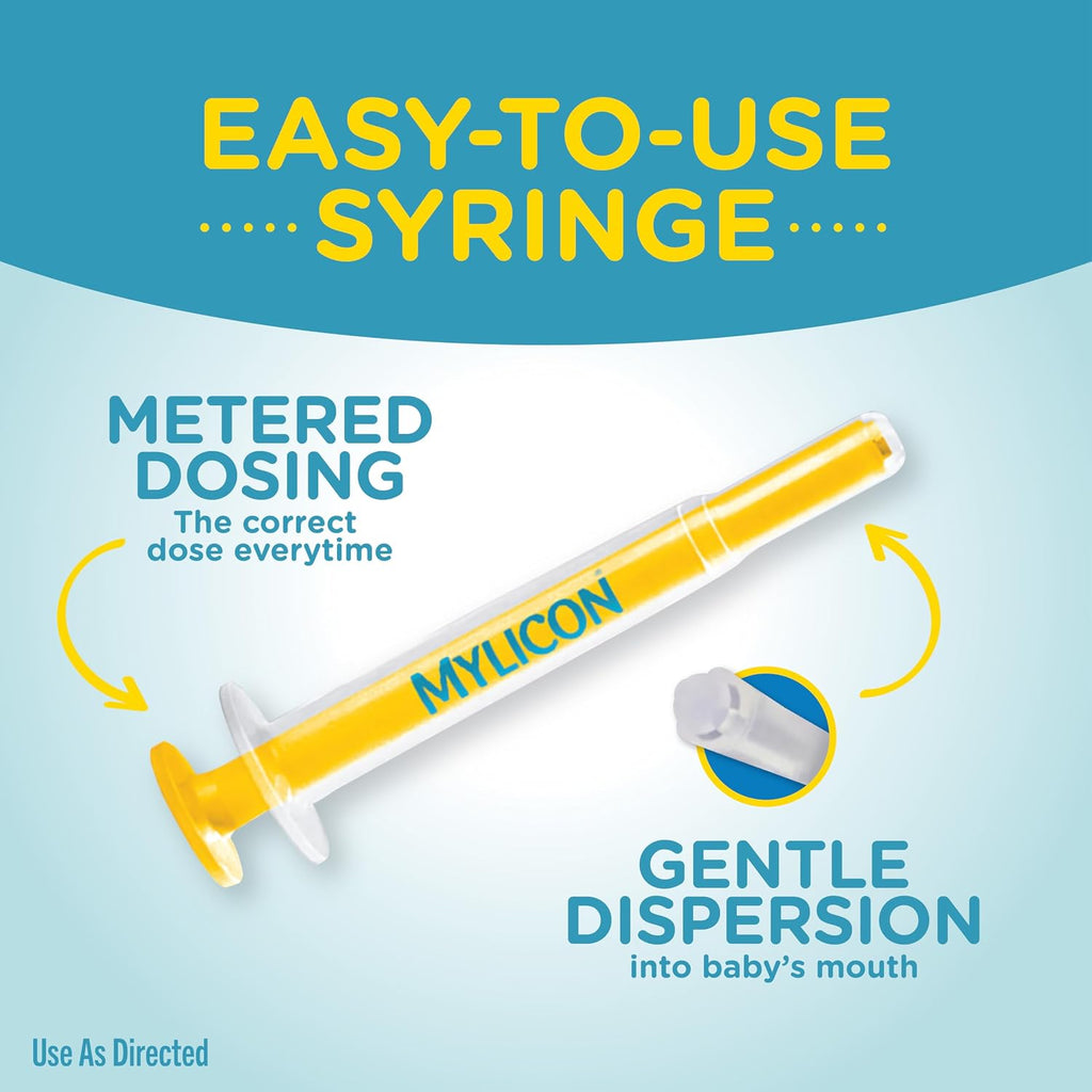MYLICON Gas Relief Drops for Infants & Babies, Dye Free Formula, 0.5 Fl Oz. Jansha Store