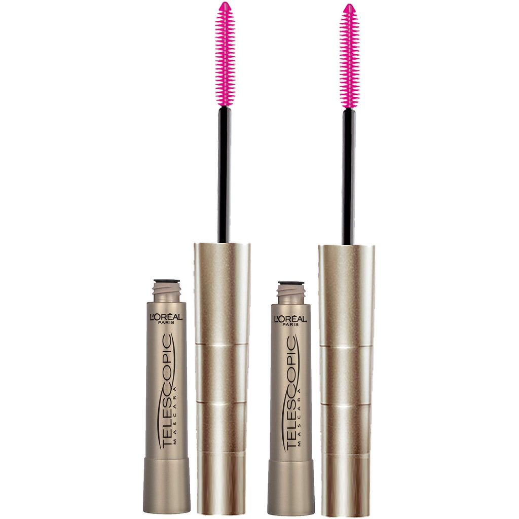 L’Oreal Paris Original Telescopic Mascara, Lengthening, Blackest Black Jansha Store