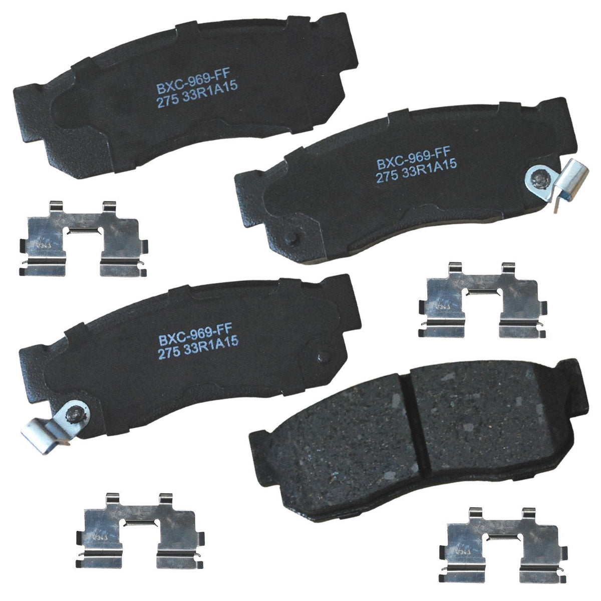 Bendix Premium SBC436A Ceramic Front Brake Pads for Toyota 4Runner 2002-2001, Hilux 2004, Tacoma 1998-1995 Jansha Store