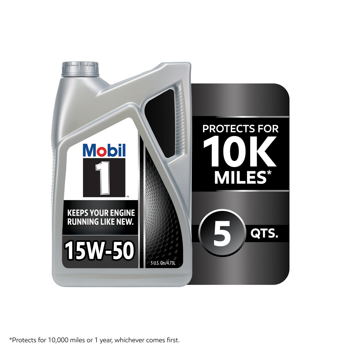 Mobil 1 Advanced Fuel Economy Full Synthetic Motor Oil 0W-20, 5 Quart Jansha Store