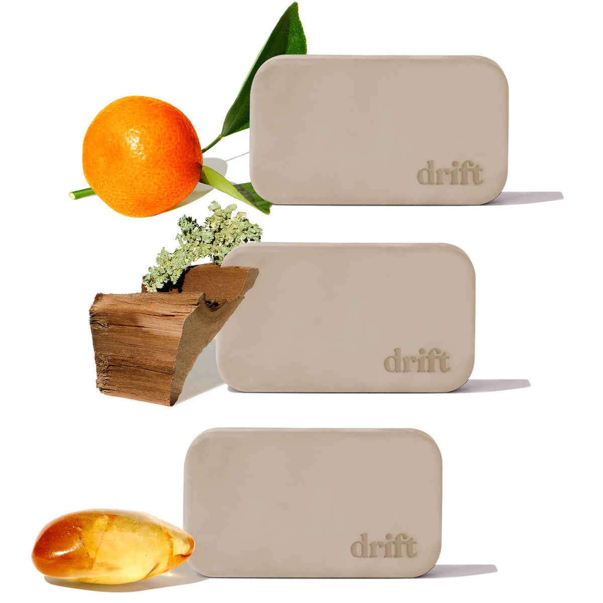 Drift Car Air Freshener - Stone Air Freshener Car Odor Eliminator - Long Lasting Scent - Auto Accessories - Metal Clip - Essential Oils - Clean Ingredients - Teak Scent Starter Kit Jansha Store