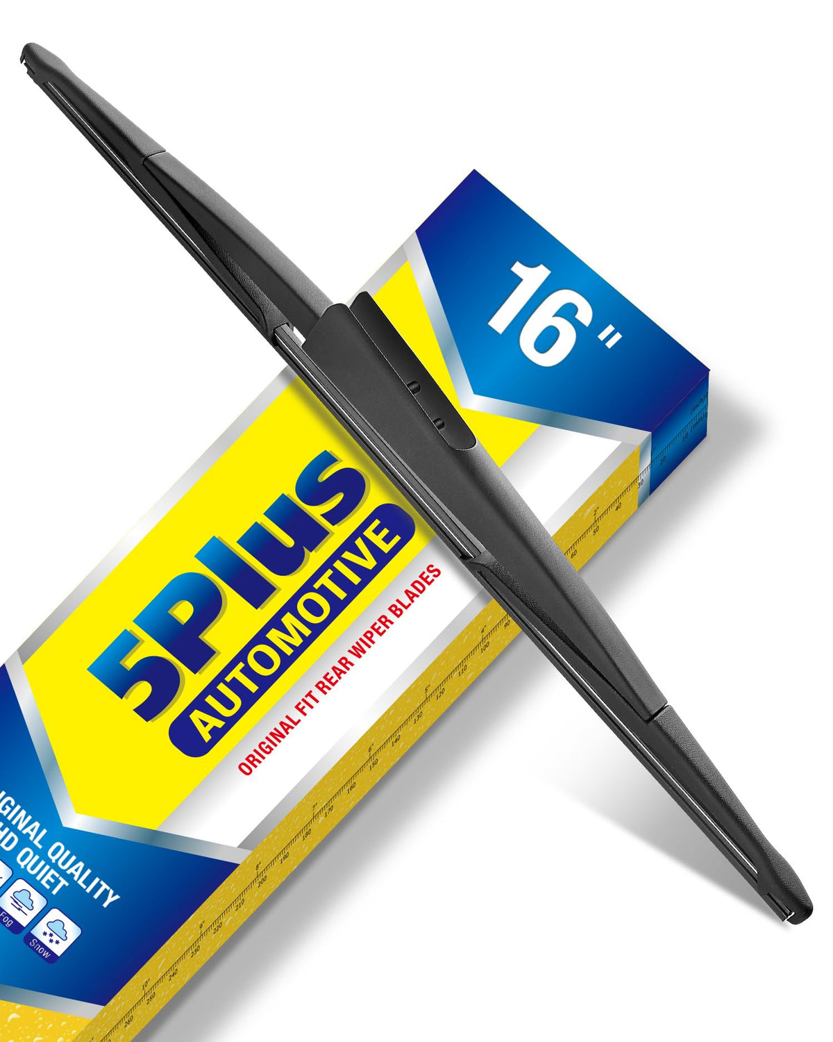 5 PLUS RearQuiet 12 Inch Rear Wiper Blade,OEM Replacement Rear Window Wiper Jansha Store