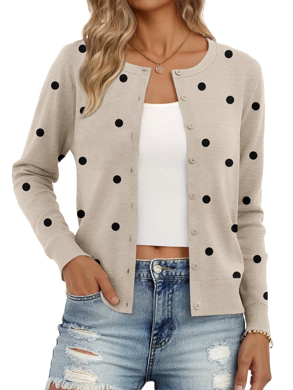 Trendy Queen Women's Lightweight Knit Cardigan Jansha Store