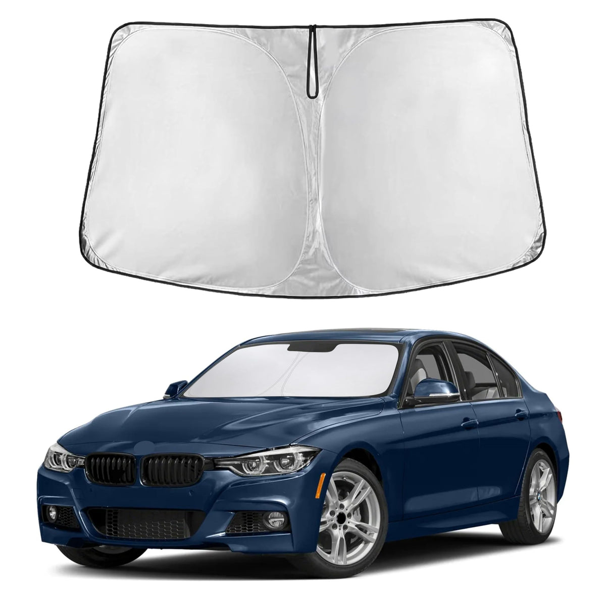 EcoNour Car Windshield Sun Shade, Front Window Sun Blocker for SUVs,Sedan Jansha Store