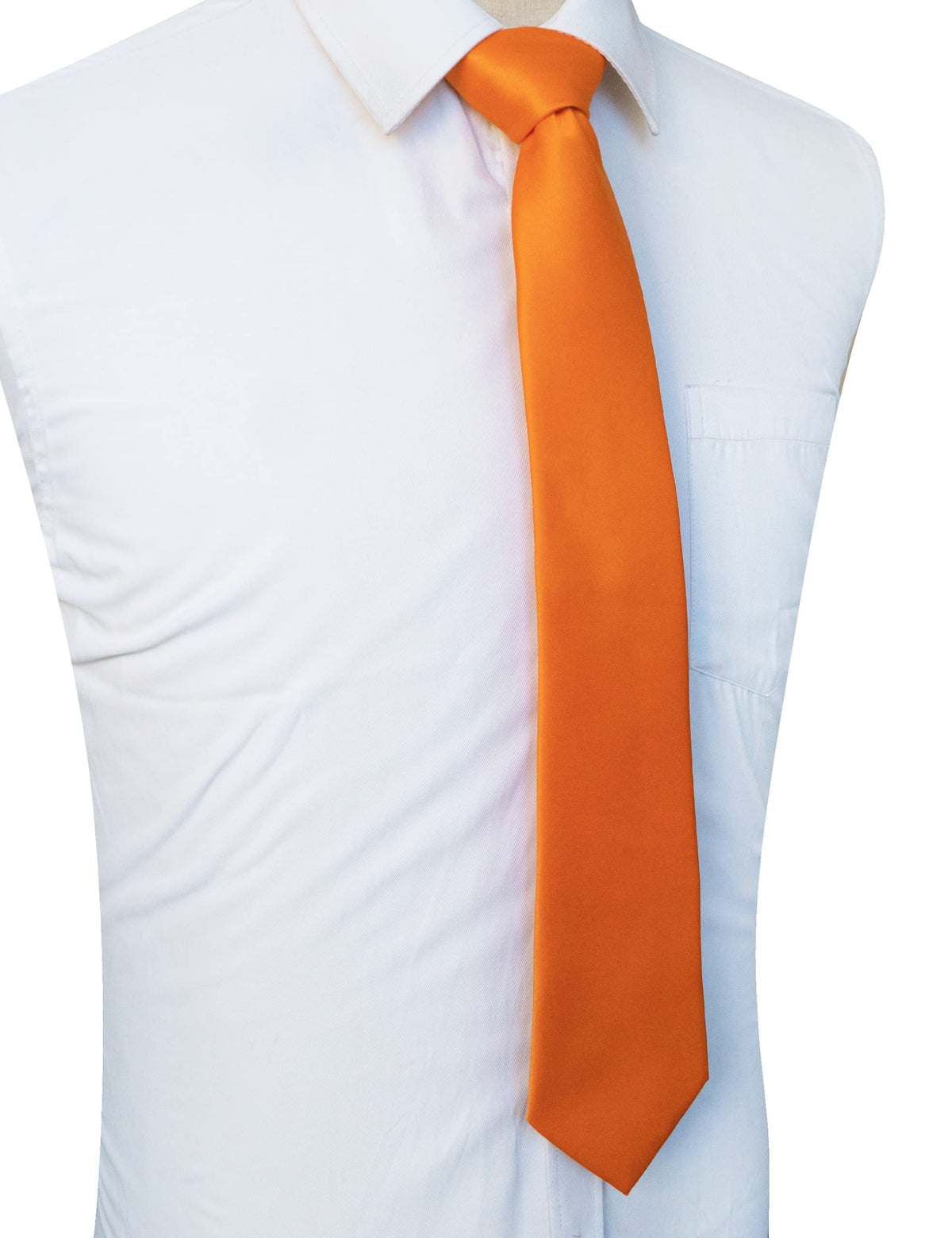 JEMYGINS Solid Color Tie Mens Necktie for Business and Wedding Jansha Store