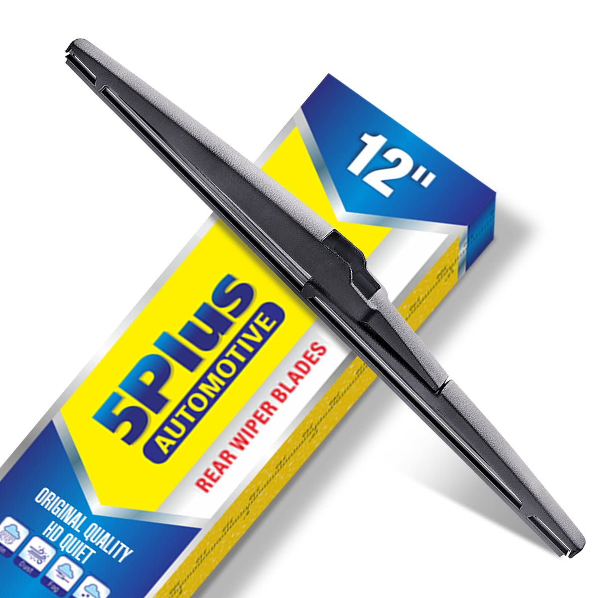 5 PLUS RearQuiet 12 Inch Rear Wiper Blade,OEM Replacement Rear Window Wiper Jansha Store