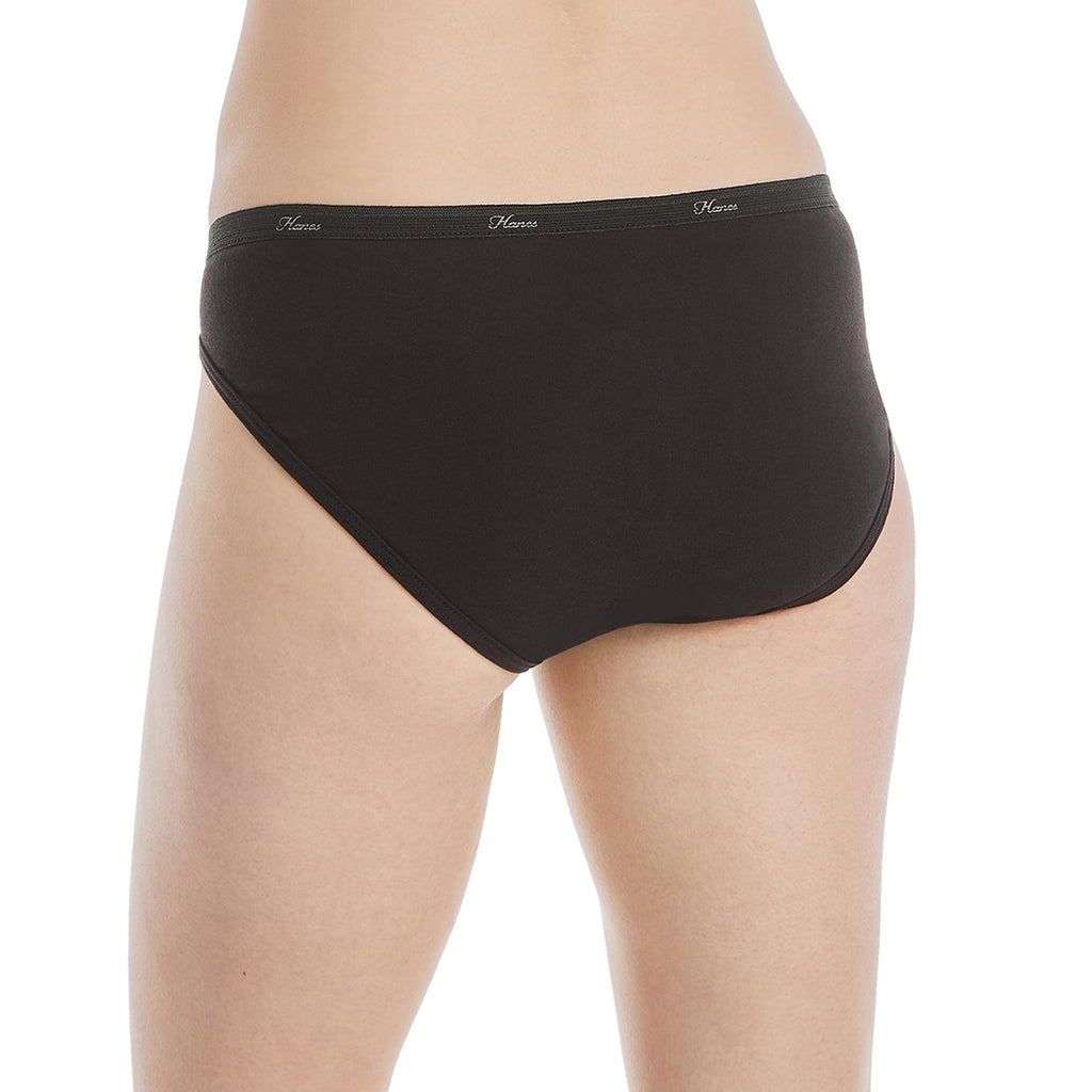 Hanes Women's Underwear Pack, 10-Pack, Full-Coverage Cotton Blend Panties, Moisture-Wicking Underwear for Women Jansha Store