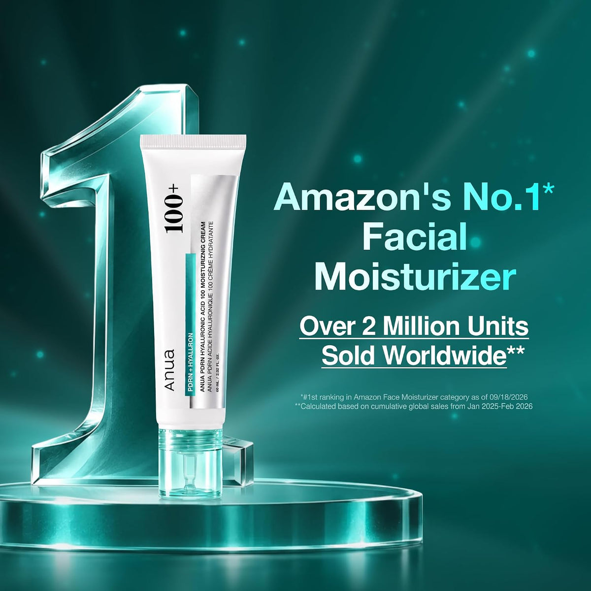ANUA PDRN Hyaluronic Acid 100 Moisturizing Cream, 2.02 fl oz Jansha Store