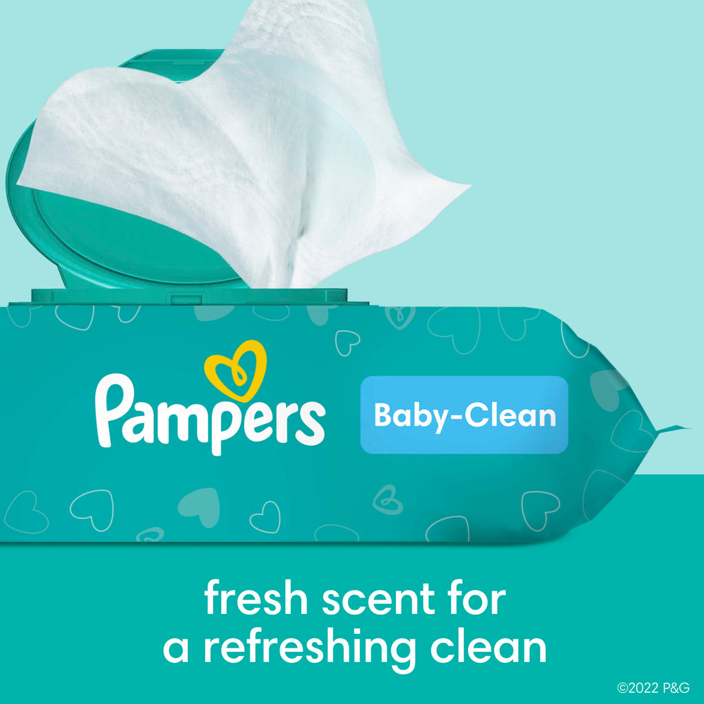 Pampers Complete Clean Baby Wipes - Fresh Scent 1X 72 Count Jansha Store