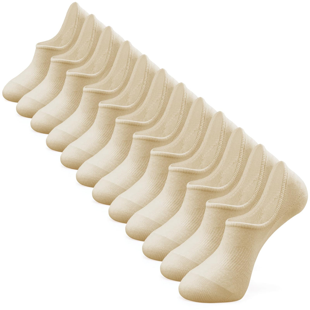 IDEGG Women & Men No Show Low Cut Anti‑Slip Casual Sports Running Socks Jansha Store
