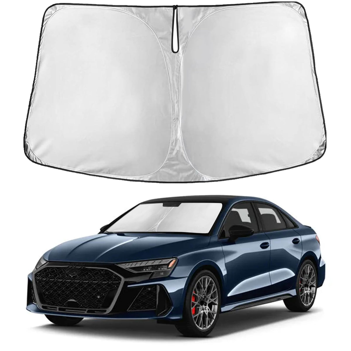 EcoNour Car Windshield Sun Shade, Front Window Sun Blocker for SUVs,Sedan Jansha Store