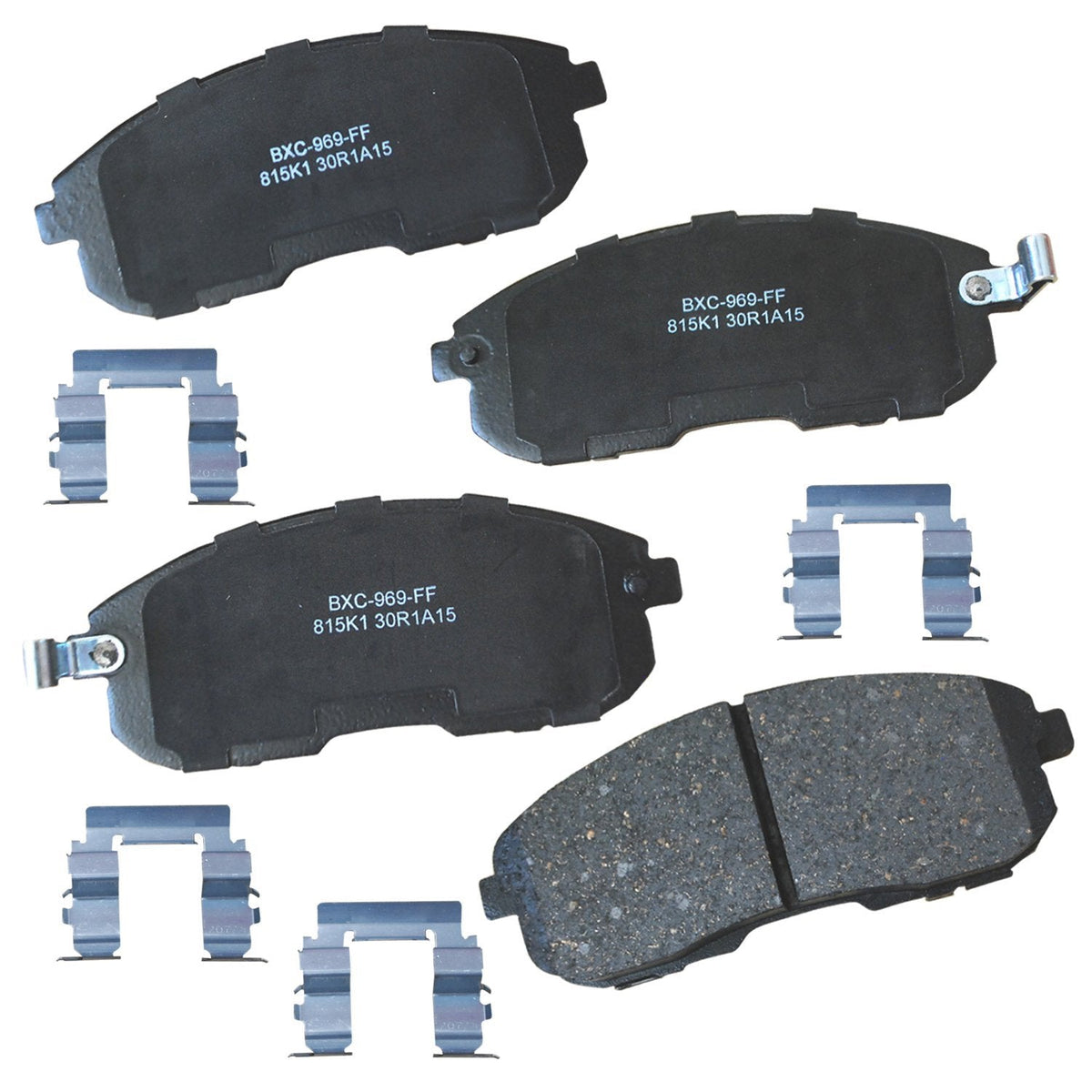 Bendix Premium SBC436A Ceramic Front Brake Pads for Toyota 4Runner 2002-2001, Hilux 2004, Tacoma 1998-1995 Jansha Store