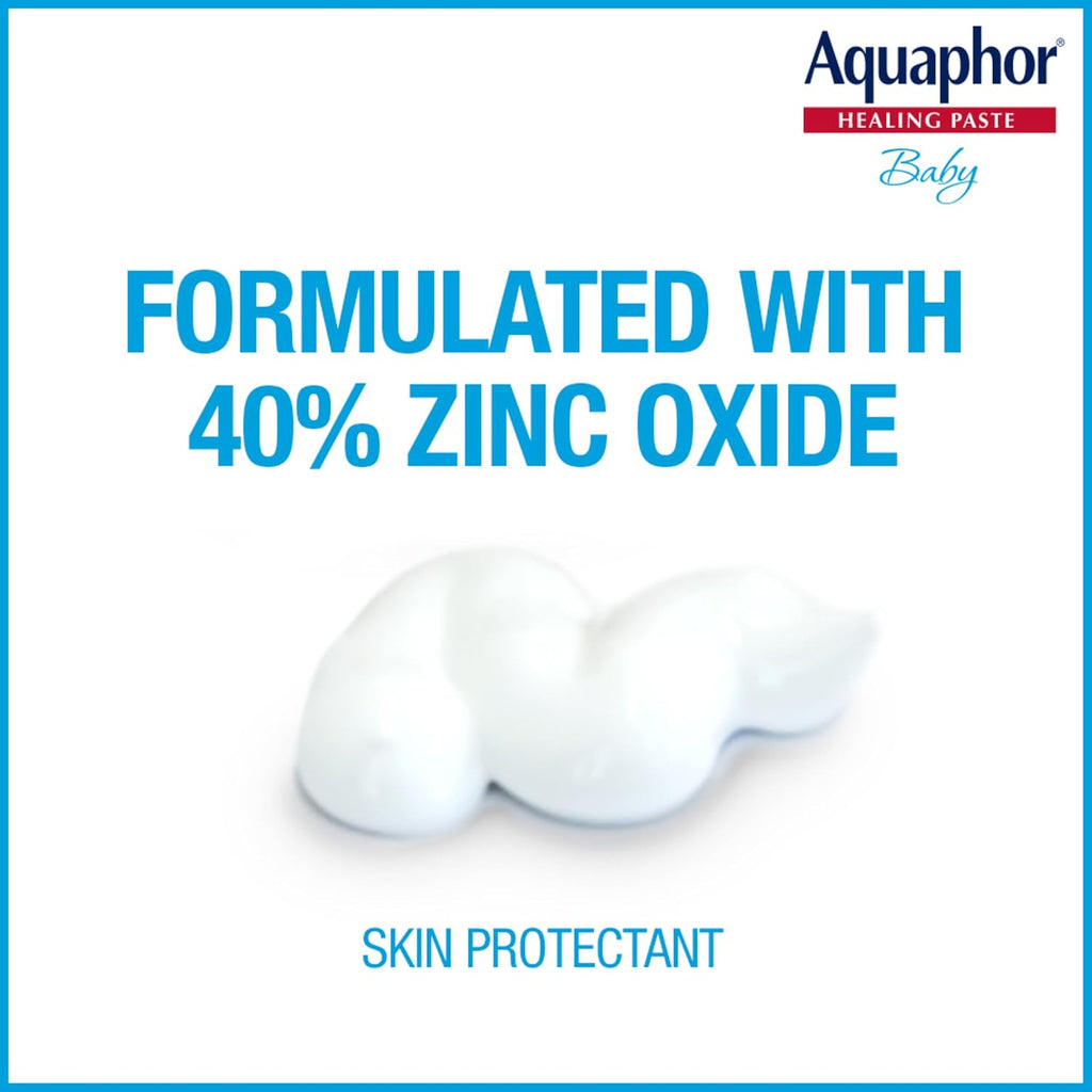Aquaphor Baby Diaper Rash Paste with Zinc Oxide, 3.5 OZ Jansha Store