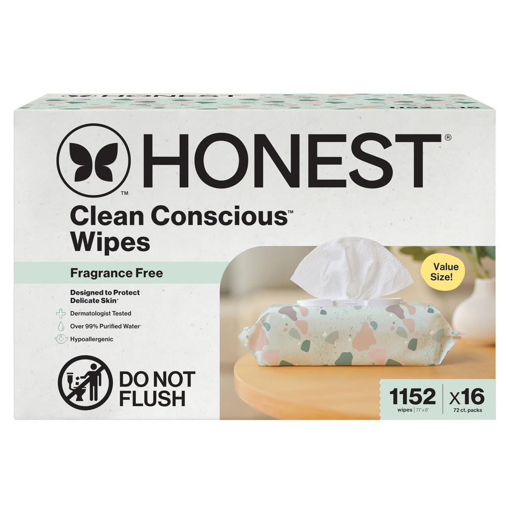 The Honest Company Multi-Use Baby Wipes, Pattern Play, 720 Count Jansha Store