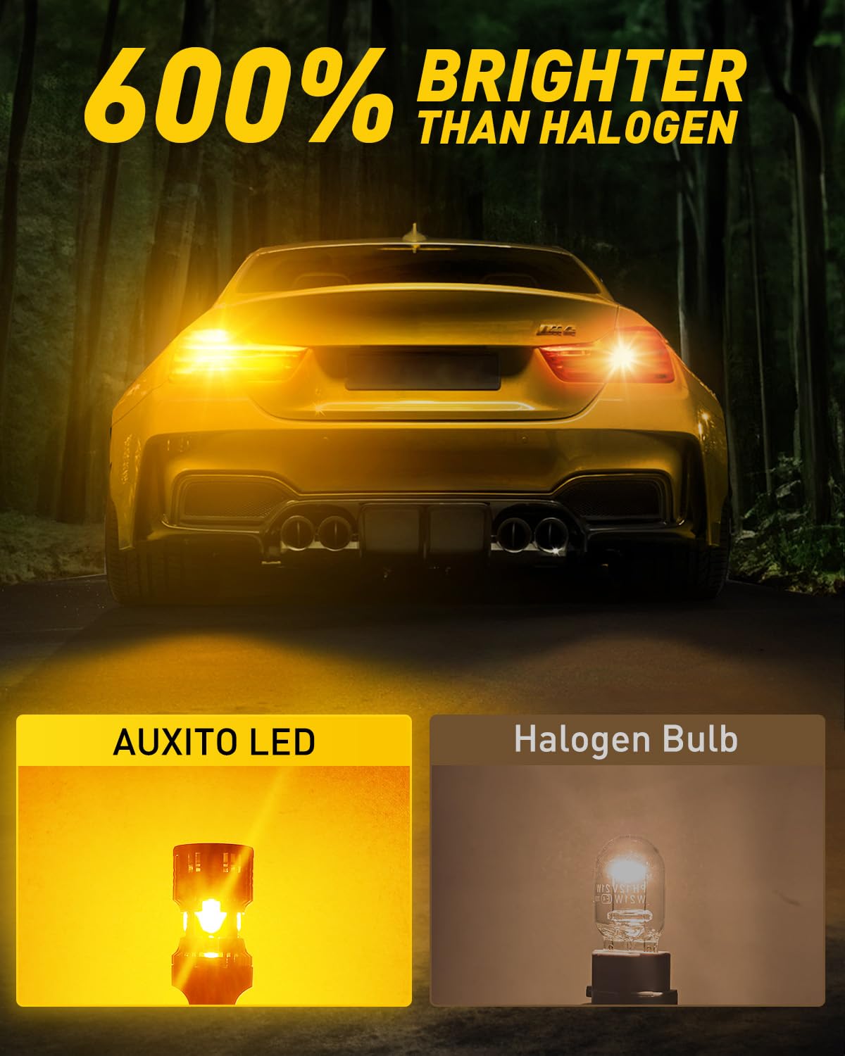 AUXITO 912 921 LED Bulb for Backup Light Reverse Lights High Power 2835 15-SMD Chipsets Error Free T15 906 922 W16W Bulbs, 6000K White, Automotive Light Bulbs (Upgraded, Pack of 2) Jansha Store