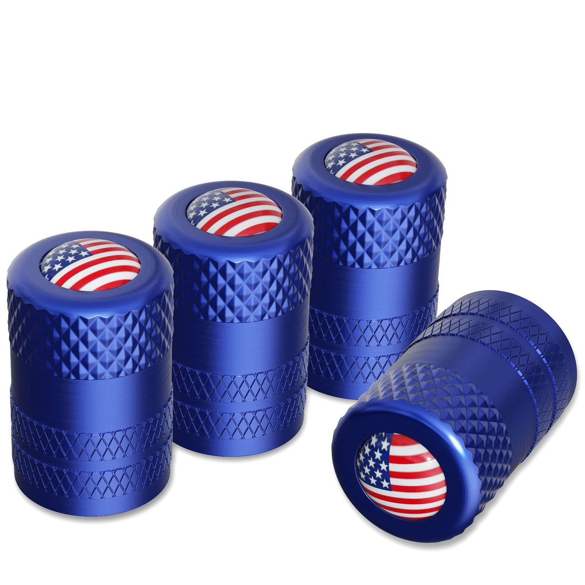 CKAuto Tire Valve Stem Caps, Aluminum Black, 4 pcs/Pack Jansha Store