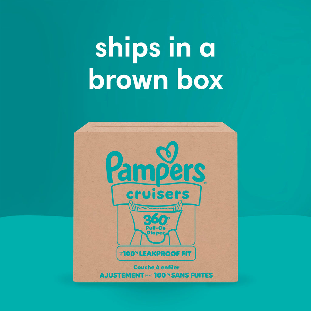 Pampers Diapers - Cruisers 360 - Size 5, 128 Count, up to 100% Leakproof Pull-On Diaper for Active Babies Jansha Store
