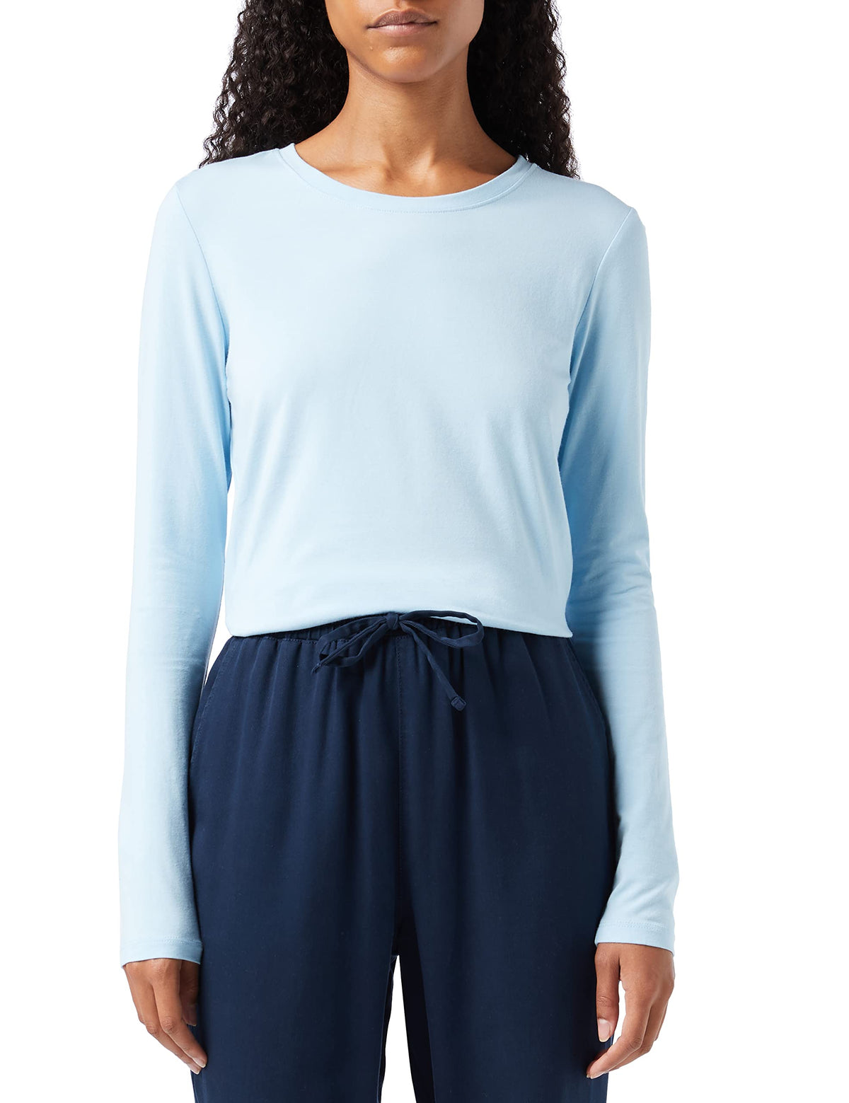 Amazon Essentials Women's Regular-Fit Long-Sleeve Crewneck T-Shirt Jansha Store