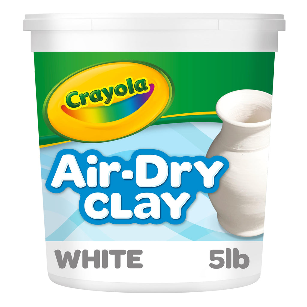 Crayola Air Dry Clay (5lbs), Teacher Supplies, Natural White Modeling Clay for Kids, Sculpting Material, Bulk Craft Supplies for Art Classrooms Jansha Store