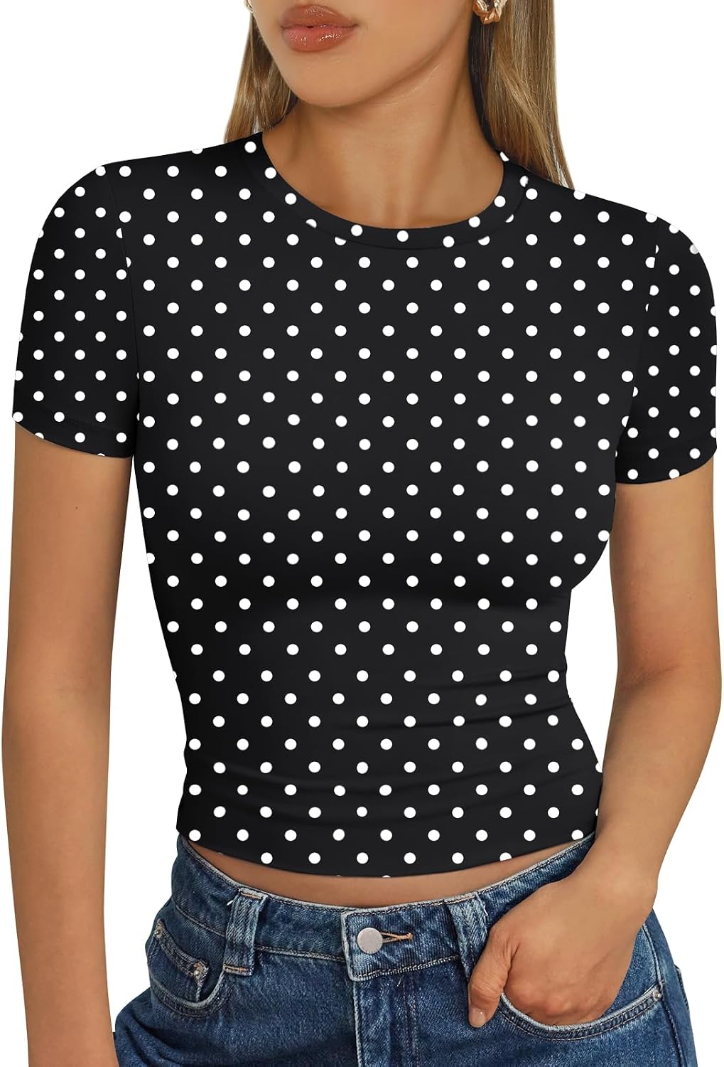 Trendy Queen Womens Short Sleeve T Shirt Basic Summer Top Jansha Store