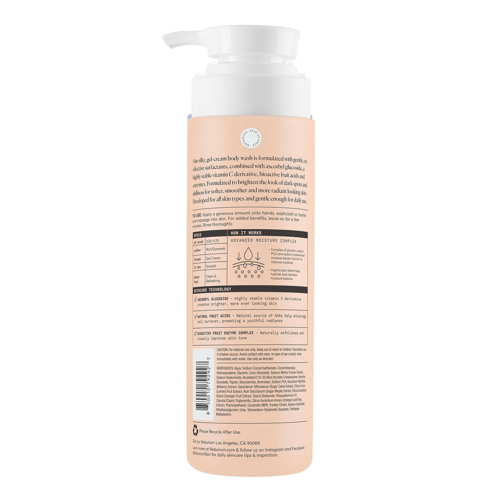 Naturium The Booster Hyaluronic Acid Body Wash, Hydrating & Moisturizing plus Minimizes Dryness, with Glycerin & Vitamin B5, 16.9 Fl Oz (Pack of 12) Jansha Store