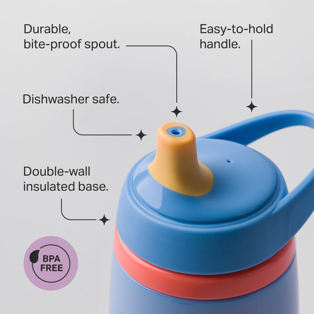 Tommee Tippee Toddler Sippy Cup, Sporty Spout, 1-3 Years, Insulated Jansha Store