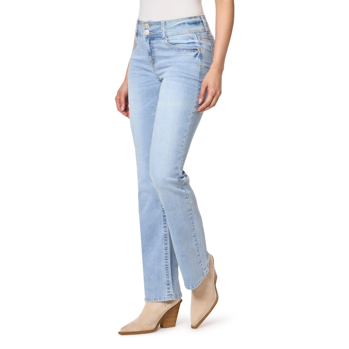 WallFlower Luscious Curvy Bootcut Jeans for Women, Sizes 0-24 Jansha Store