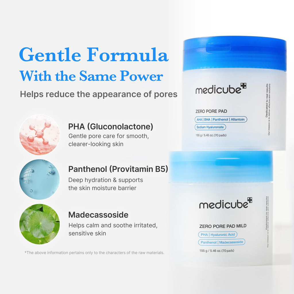 medicube Toner Pads Zero Pore Pad 2.0 for Exfoliation and Pore Care Jansha Store