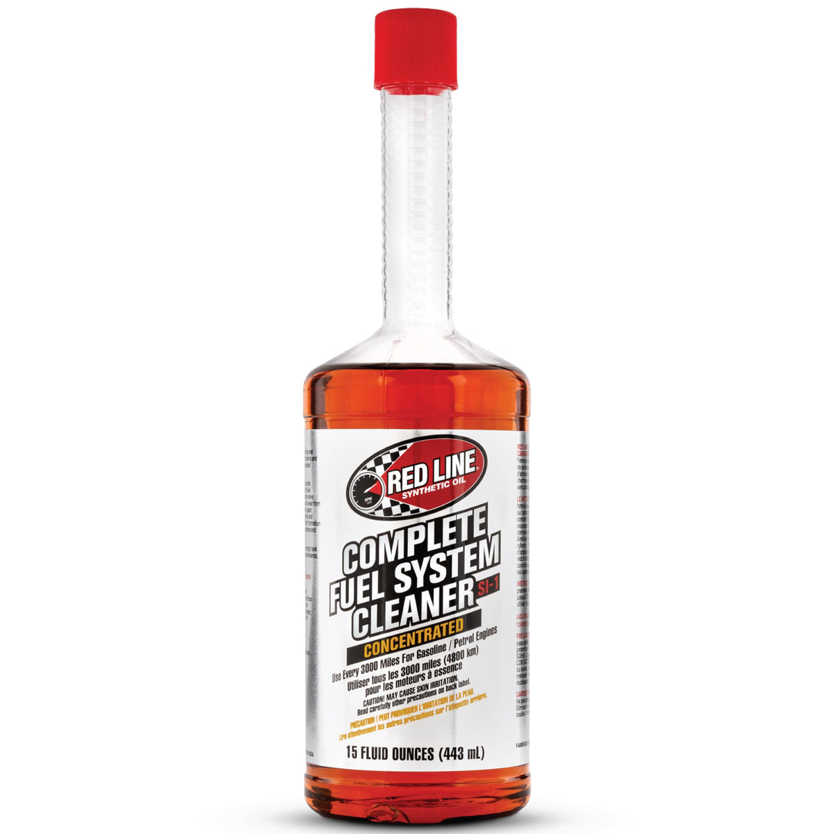 Red Line 60103 SI-1 Complete Fuel System Cleaner - 15 Ounce- Fuel Injector Cleaner and Carburetor Cleaner for Corrosion Prevention and Injector, Valve, and Combustion Chamber Deposit Removal Jansha Store