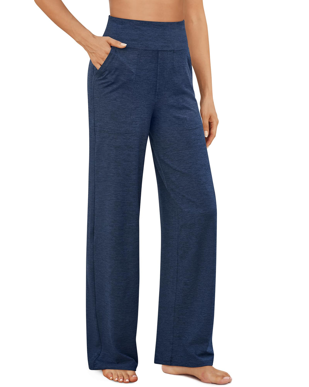 G4Free Yoga Pants for Women Wide Leg Pants with Pockets High Waisted Jansha Store