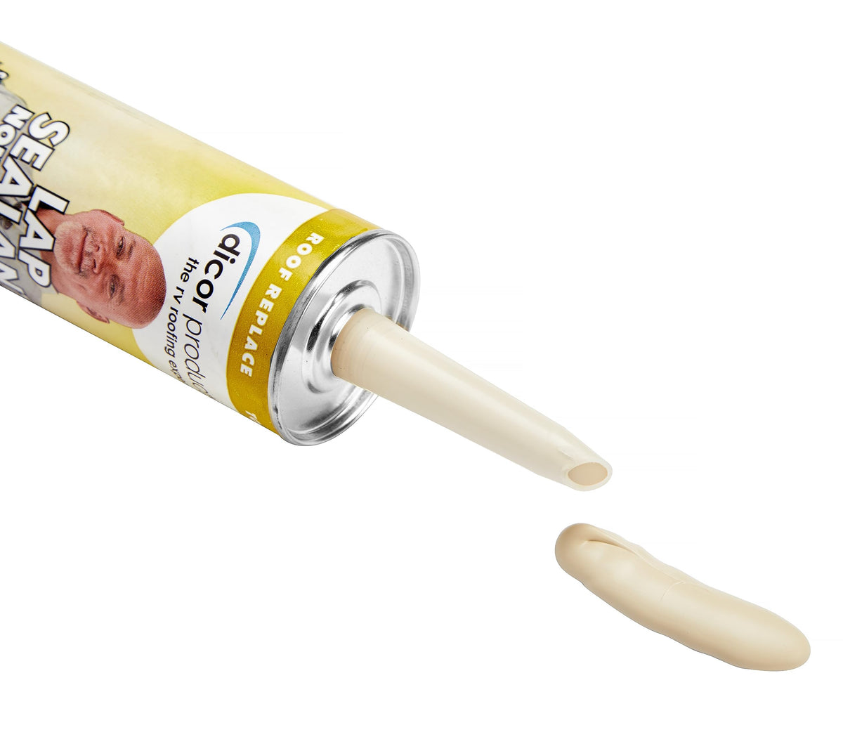 Dicor 501LSW-1 Self-Leveling Lap Sealant, White, 10.3 Oz, RV Roofing Jansha Store