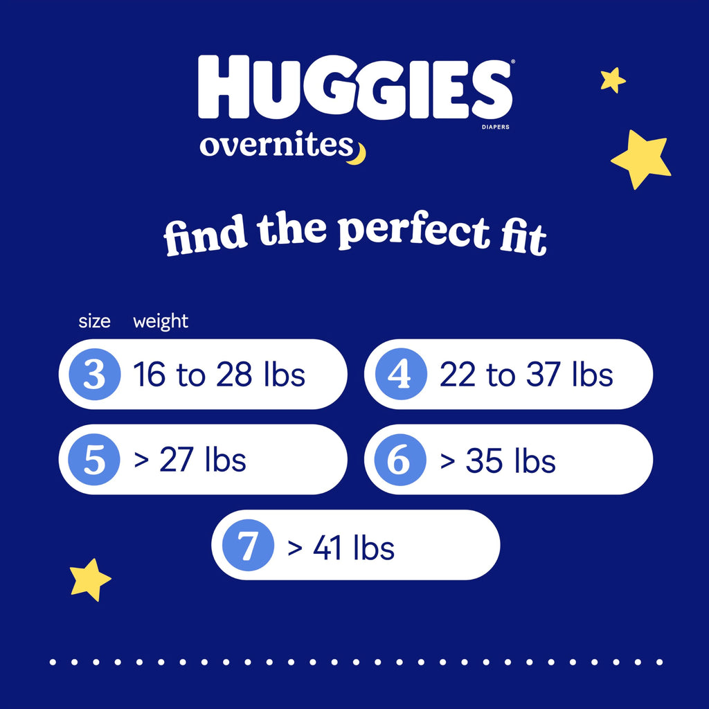 Huggies Overnites Diapers Size 5, 50 Count Jansha Store