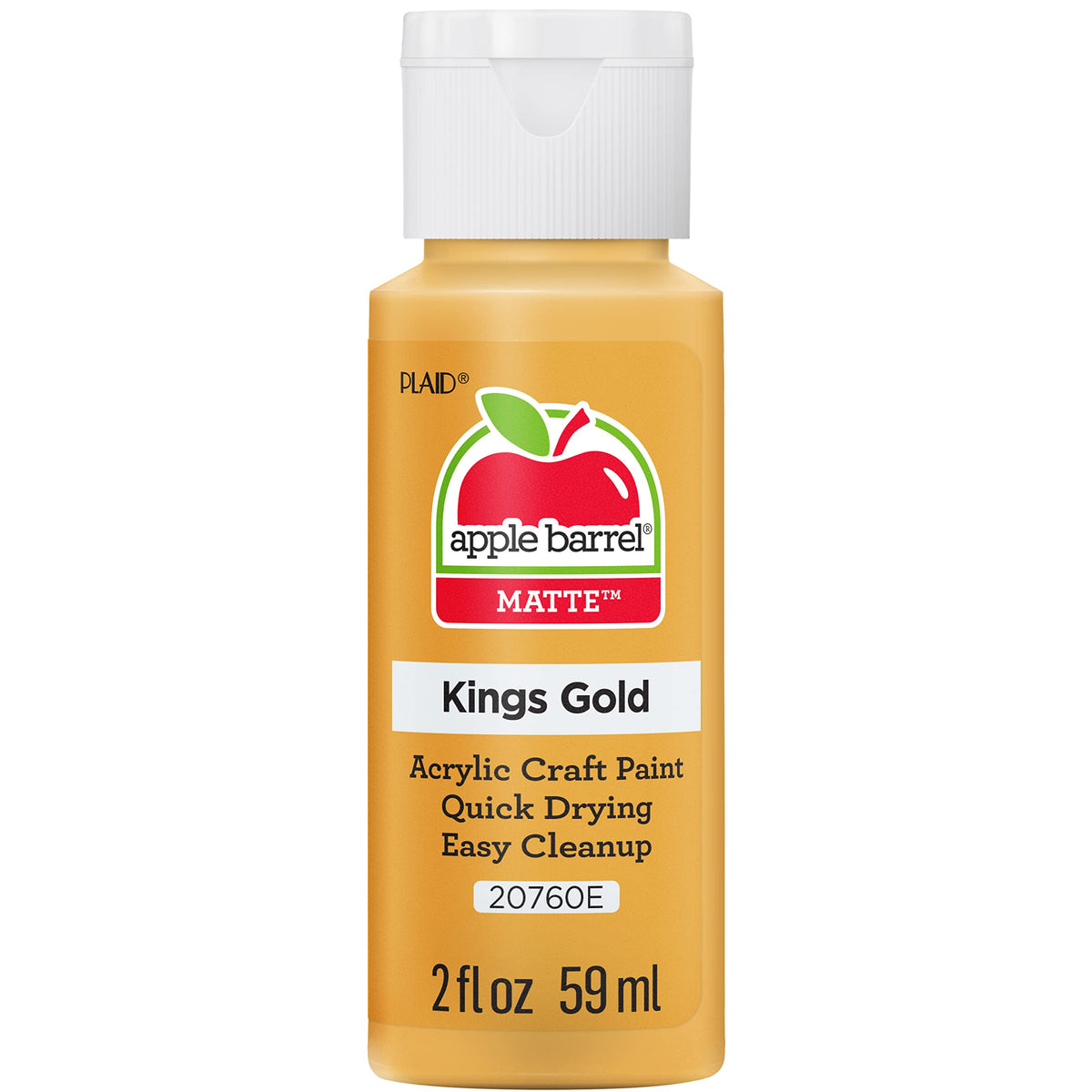 Apple Barrel Acrylic Paint in Assorted Colors (2 Ounce), 20503 White Jansha Store