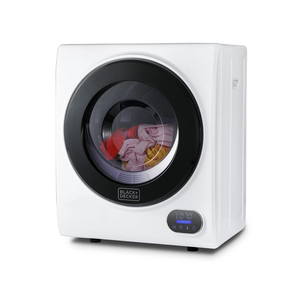 BLACK+DECKER 2.65 Cu. Ft. Portable Dryer, 8.8 lb. Capacity, BCED26, White Jansha Store