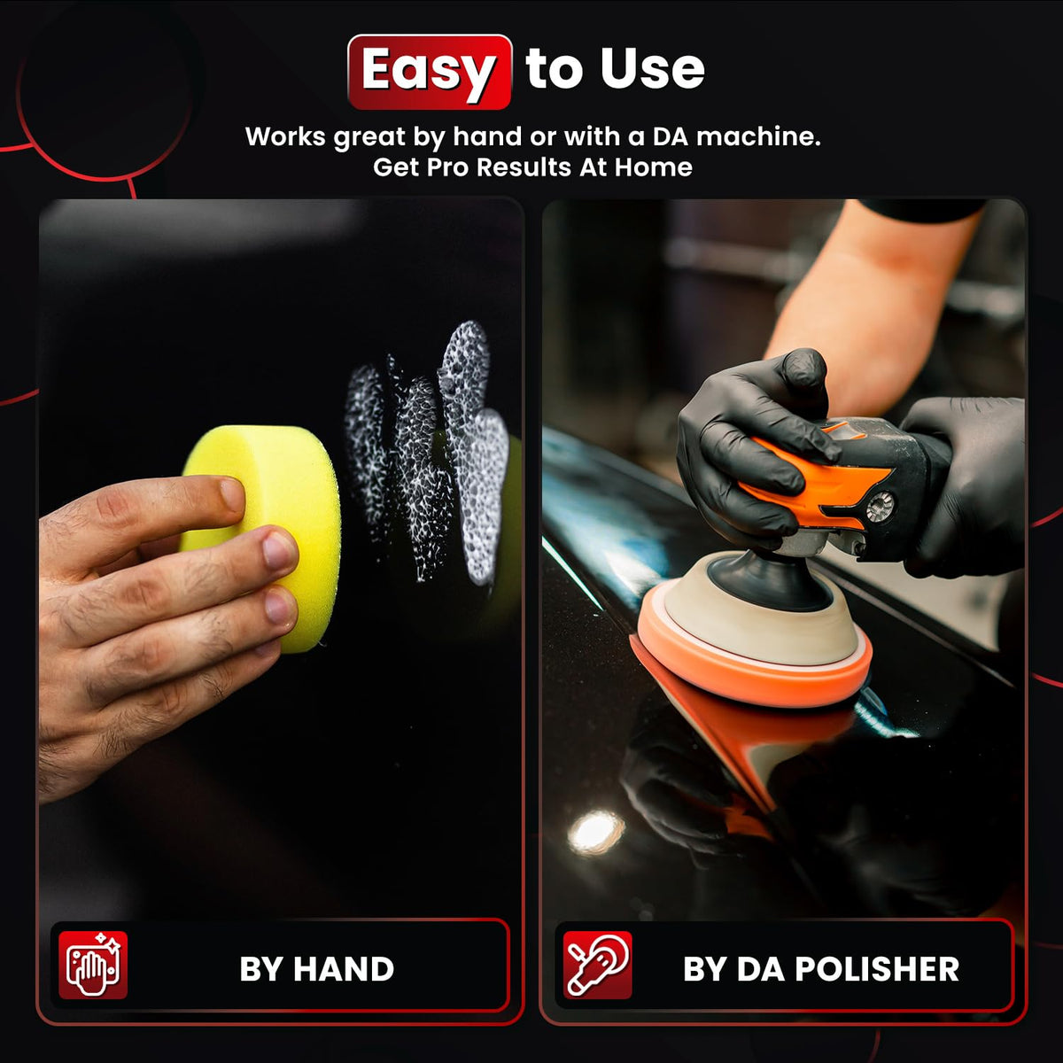 Carfidant Scratch Repair and Swirl Remover - Car Paint Scratch Remover & Restorer Kit with Buffer Pad - Polishing & Waxing Kits - Compound for Vehicles Paint Repair - 8.4 fl. Oz. Jansha Store