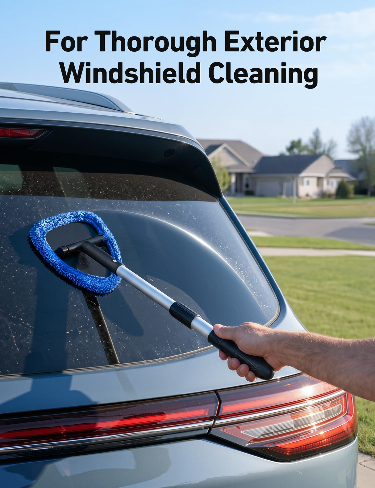 AstroAI Windshield Cleaner Tool & Car Interior Detailing Kit, Blue, 21 in Jansha Store