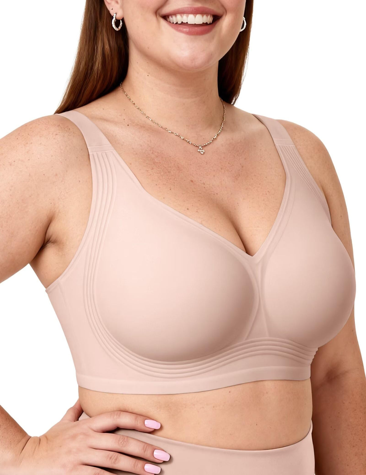 Vertvie Jelly Bras for Women No Underwire Minimizer Support Jansha Store