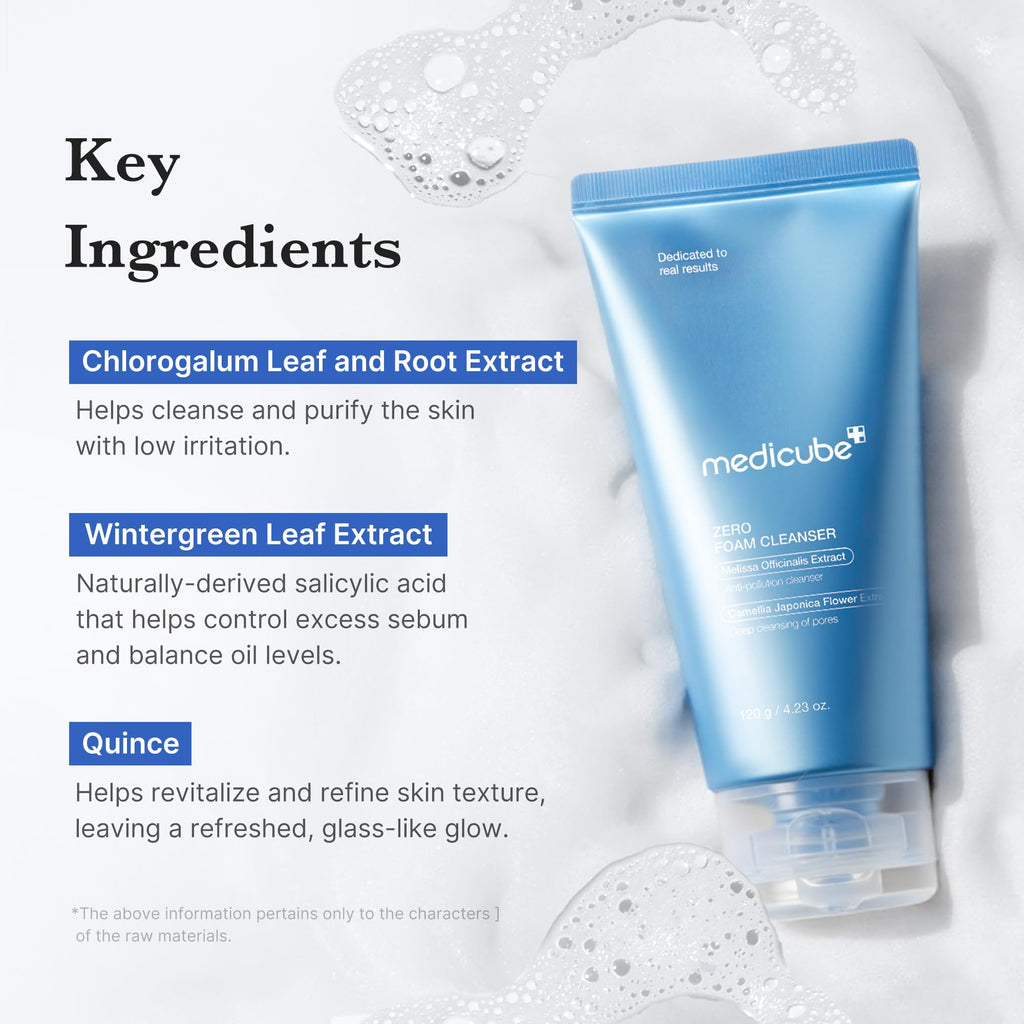 medicube Facial Cleanser Zero Pore Capsule Foam Cleanser Jansha Store