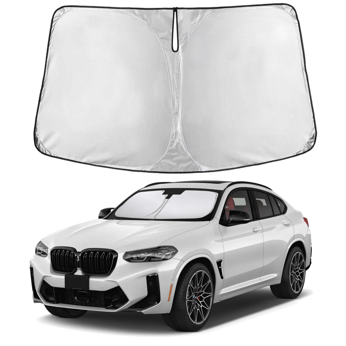 EcoNour Car Windshield Sun Shade, Front Window Sun Blocker for SUVs,Sedan Jansha Store