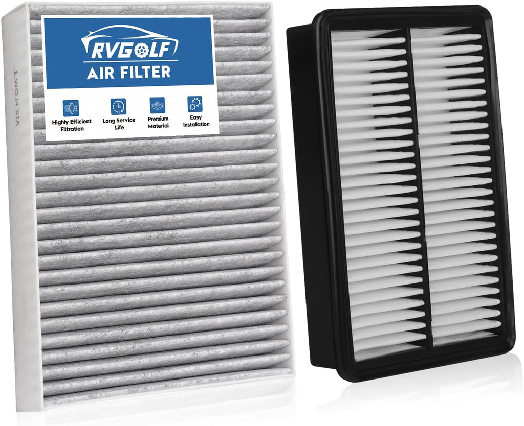 Not for Hybrid, Engine+Cabin Air Filter Fit 2015-2019 Sonata 2.4L (Gas) Jansha Store
