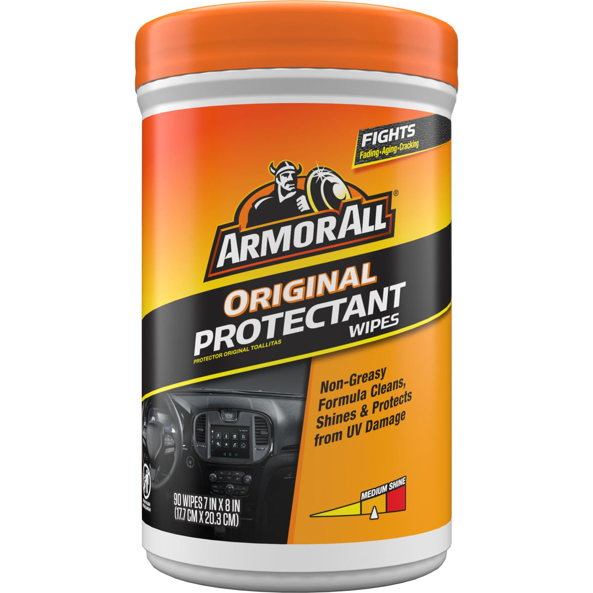 Armor All Car Cleaning Wipes, 90 Ct - Interior, Protectant & Glass Wipes Jansha Store